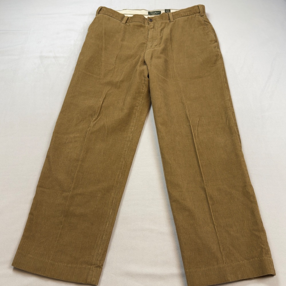 Eddie Bauer Classic Fit Men's Corduroy Pants Flat Front Casual Size 36x30 - Picture 2 of 8